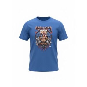 AEW Sting‎ Wrestling T-Shirt Mens Large Blue Heather 1990 Face Paint Graphic Tee